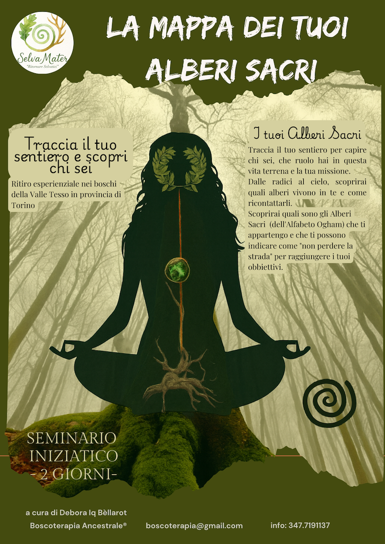 *mappa degli alberi sacri volantino