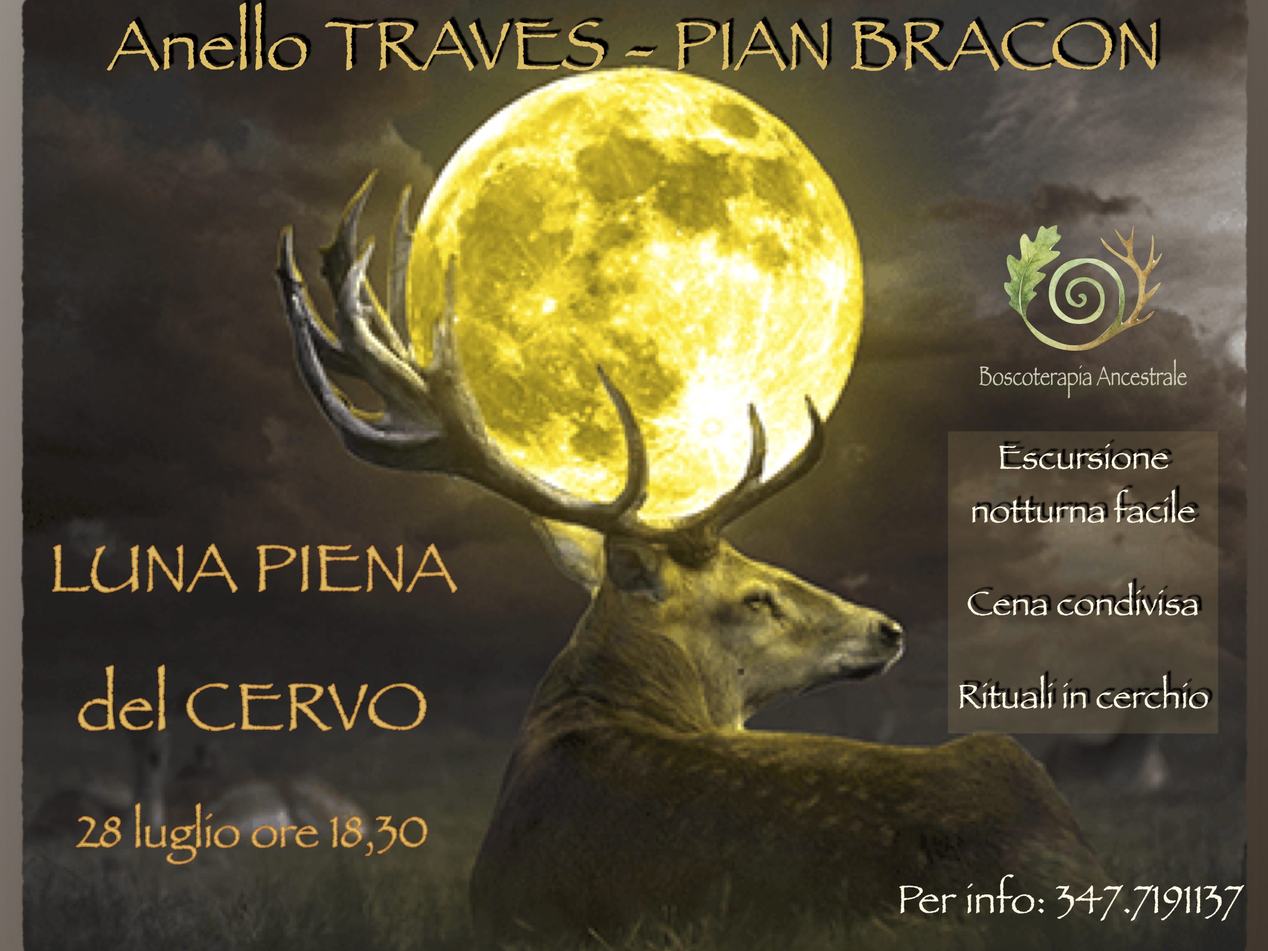 luna piena del cervo luglio 2026